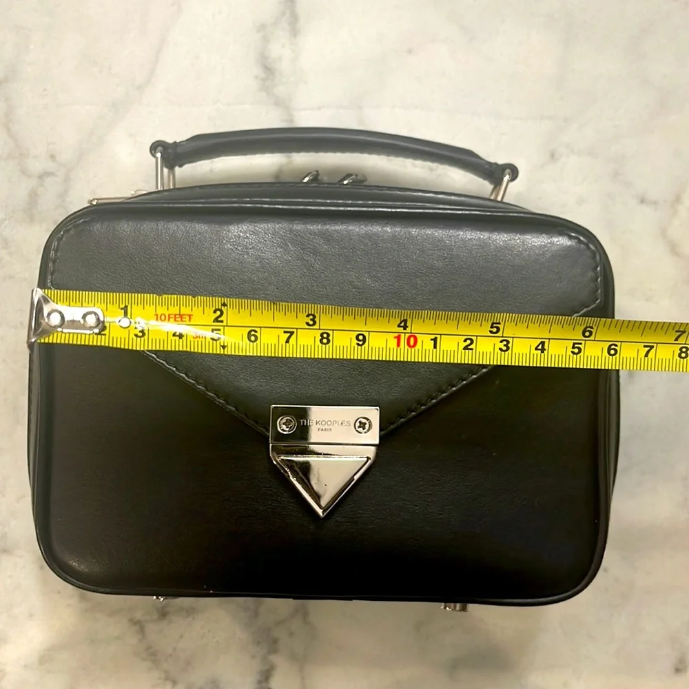 The Kooples Barbara leather bag with silver accents - Picture 3 of 10